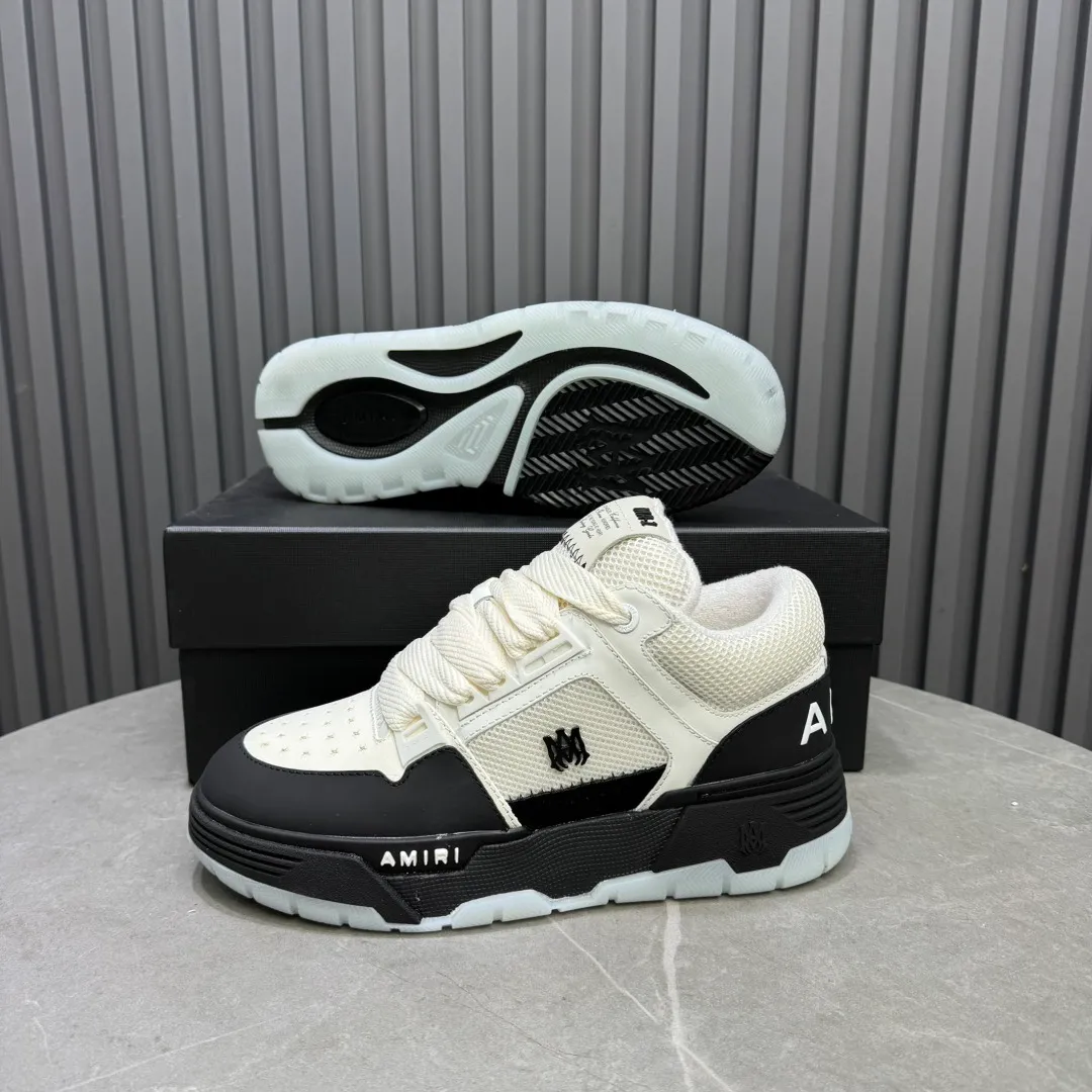 Men's shoes 💰660💰 AMIRI AMIRI trendy brand hot sale 🔥 Available all year round, couples 💑 Official website synchronization Imported fabrics 1⃣️ vs 1⃣️ replica, original factory special original sole, 35-45 (45. non-refundable)